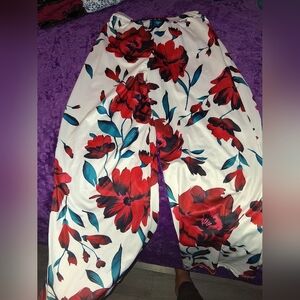 Floral Print Pants
